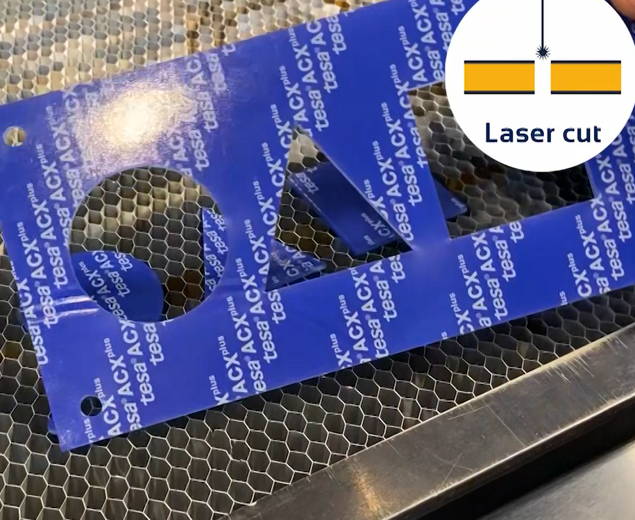 rezaný materiál eurolaser