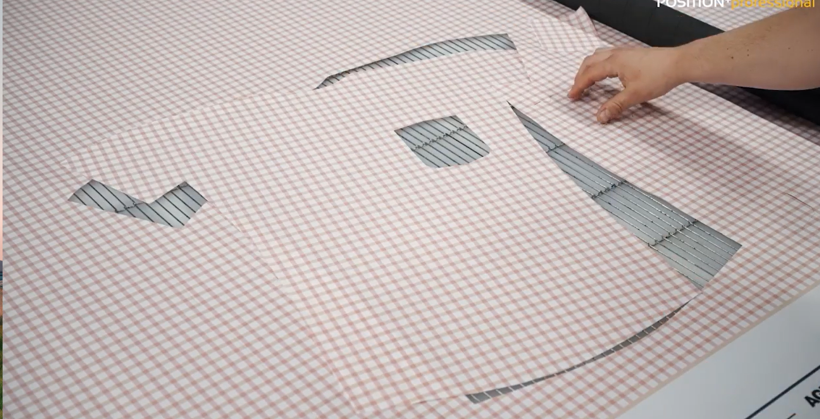 rezaný textil